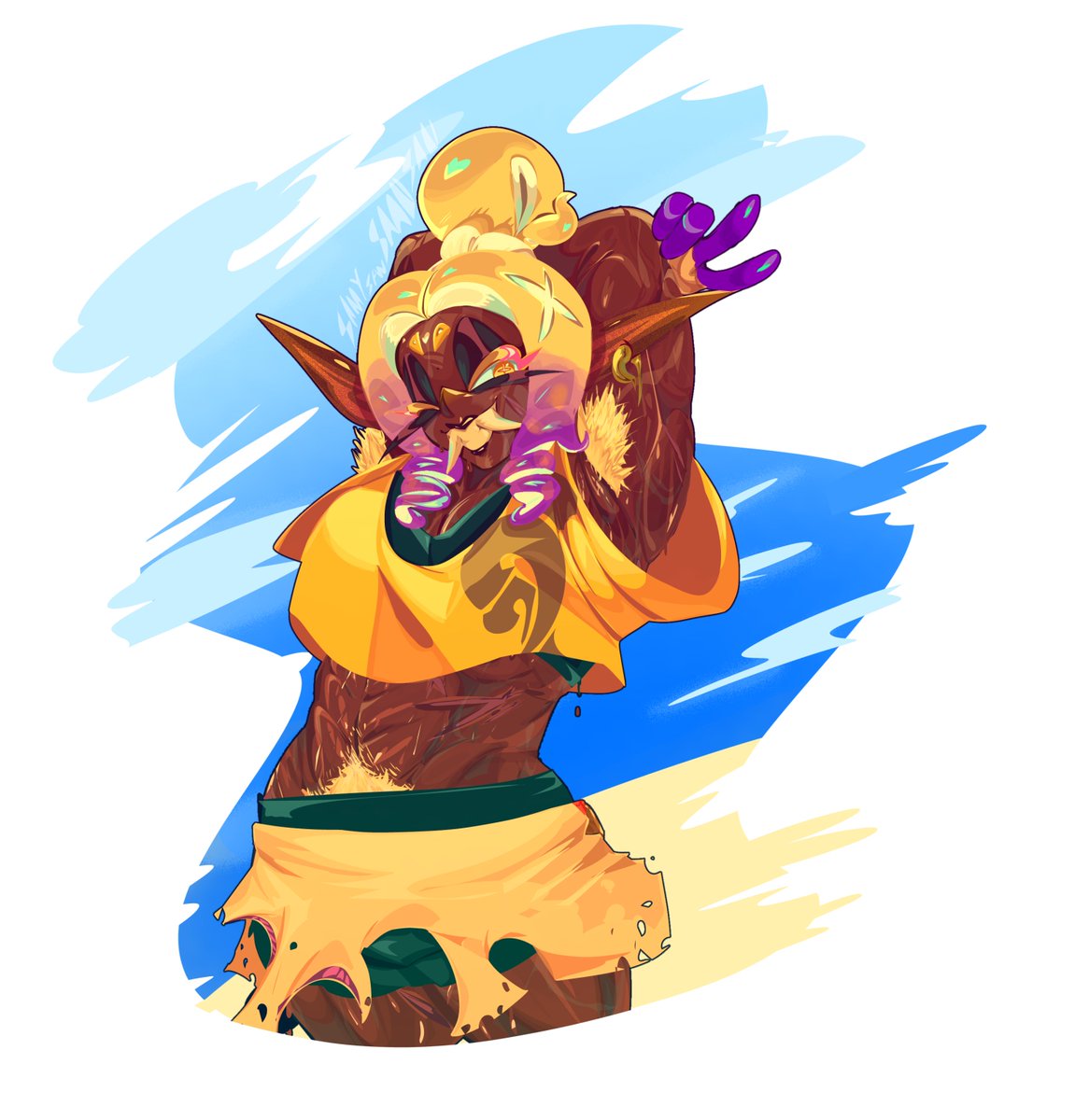 This was supposed to be  quick doodle-