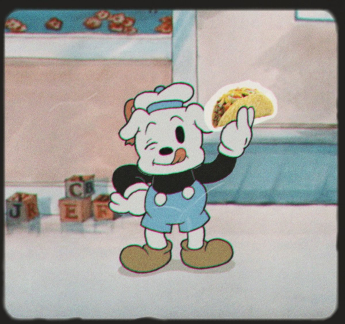 DannysNib's tweet image. Gift for @DanielBuenrost0 of his character, Goopy! 🌮
#cuphead #vintage #rubberhosestyle #1930cartoons #oldcartoons #cartoonart #art #traditionalart #technicolor #ilustration #watercolor