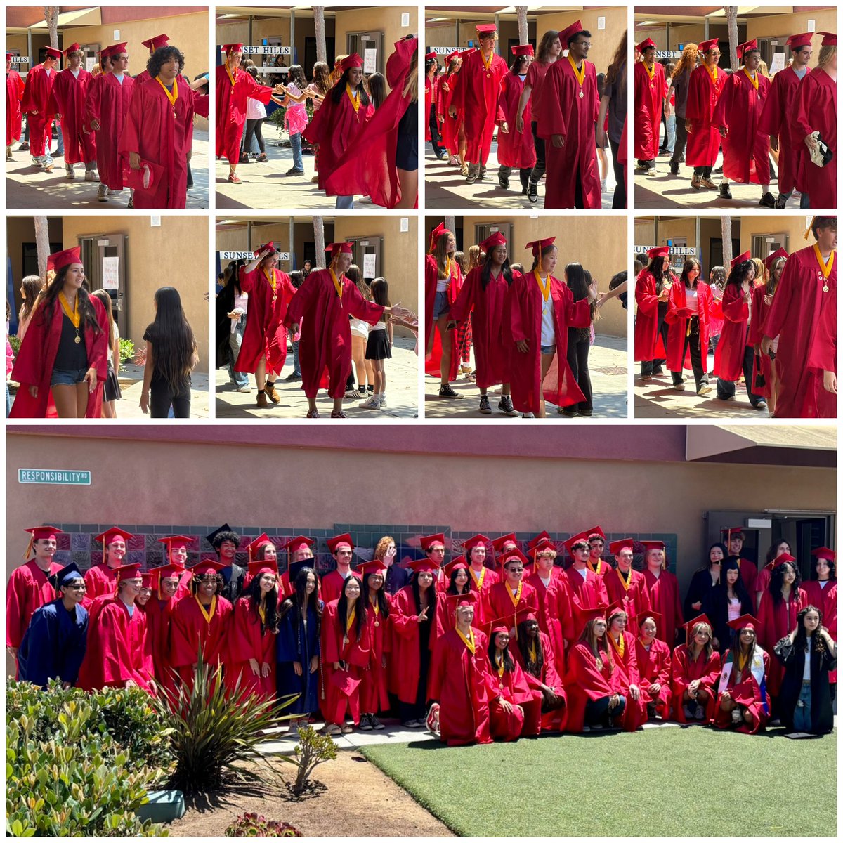 Always a favorite day for our Seagulls &amp; former Seagulls. Today the graduates from Mt. Carmel, Del Norte, and Westview did their walk around the campus as our Seagulls cheered them on. Congrats former Seagulls! #OnceASeagullAlwaysASeagull 💙<a href="/SunsetHillsES/">SunsetHillsElementary</a> <a href="/PowayUnified/">Poway Unified</a>