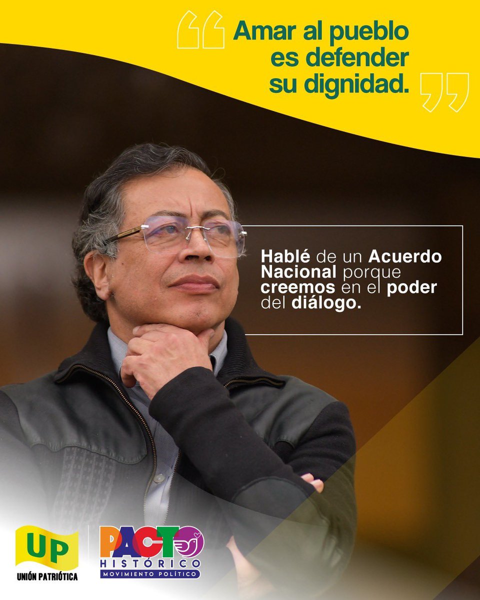 #ConsultaPopularXDecreto #SiAlaConsultaPopular #ConsultaYa #SiALasReformasSociales 
No nos desviemos de nuestros propósitos fundamentales en pro de los  derechos de los Colombianos! #JuntosPodemosMás #JuntosPorLaDemocracia #JuntosLoLogramos #GobiernoDelCambio 
#LosBuenosSomosMas