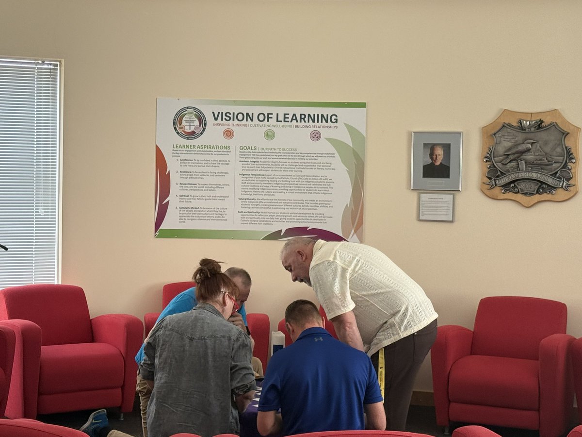 Great final leadership meeting with Prayer poems with Sr. Madeleine, hockey analogies and new collaborative PR for next year! <a href="/ycsnwt/">YCS</a>