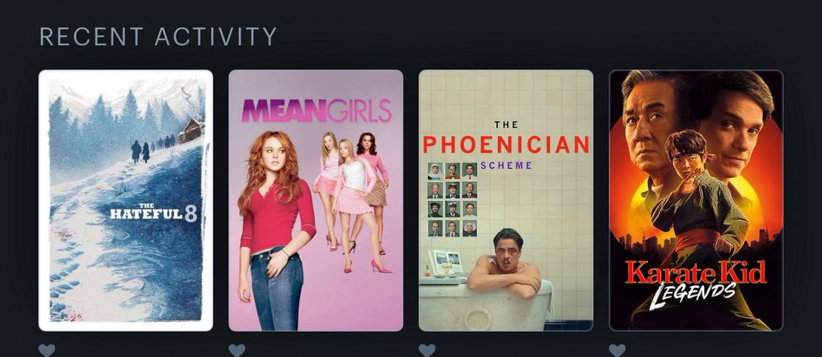 #LastFourWatched