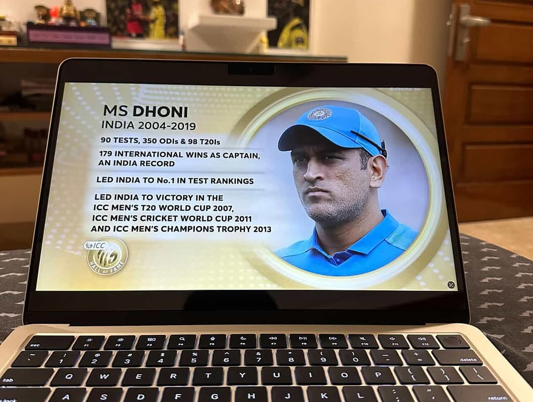 Umesh Saini (@semumahii) on Twitter photo The Legend Enters the Hall <a href="/msdhoni/">Mahendra Singh Dhoni</a> incredible career & contributions to cricket have earned him a well-deserved spot in the Hall of Fame. From electrifying finishes to game changing leadership, Dhoni has left an indelible mark on the sport. MSD is inducted in ICC Hall Of Fame.ЁЯСС The Legend Enters the Hall <a href="/msdhoni/">Mahendra Singh Dhoni</a> incredible career & contributions to cricket have earned him a well-deserved spot in the Hall of Fame. From electrifying finishes to game changing leadership, Dhoni has left an indelible mark on the sport. MSD is inducted in ICC Hall Of Fame.ЁЯСС