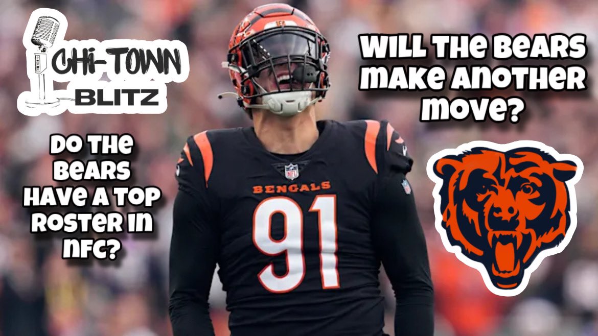 Chitownblitz's tweet image. Will the Bears make any more offseason moves? Should they trade for Hendrickson? #chicagobears #nfl #treyhendrickson #fyptwitter #Bears
WATCH HERE: youtu.be/Z2pzP96gNRs?si…