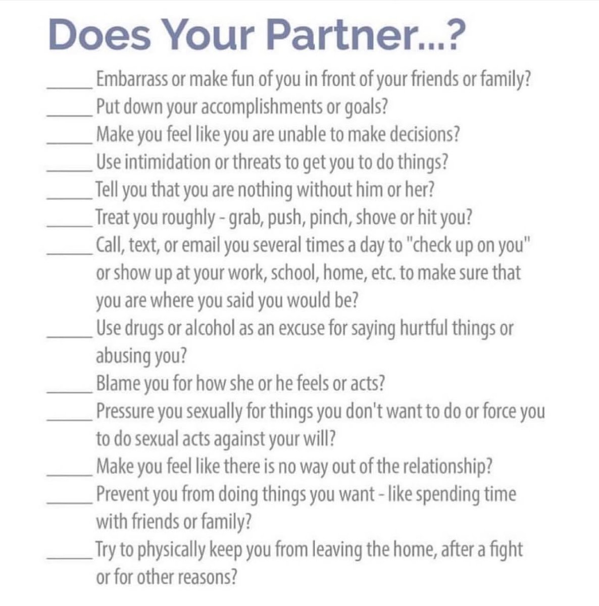 RexburgFCC's tweet photo. If you can identify the signs of #abuse early in the #relationship, you may have a better chance of getting out safely. 

This post offers a checklist of behaviors that could indicate that you are being abused – info from https://t.co/wMkfuun1t7

https://t.co/1TFFhkSAnt https://t.co/XeFAGZBlWT