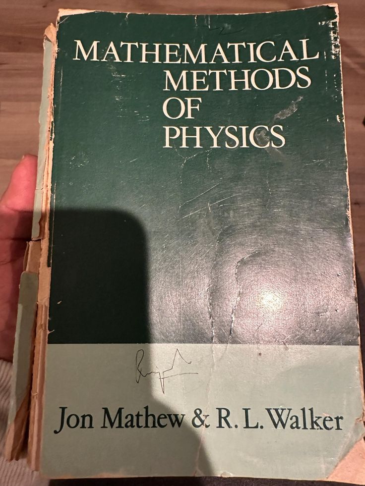 PioneerInPhys's tweet photo. Mathematical Methods of Physics 

-  Jon Mathews and R.L. Walker. 

This book covers a range of essential topics, from simple differential equations to group theory, and is designed for upper-division students. https://t.co/aIatlYG9X5
