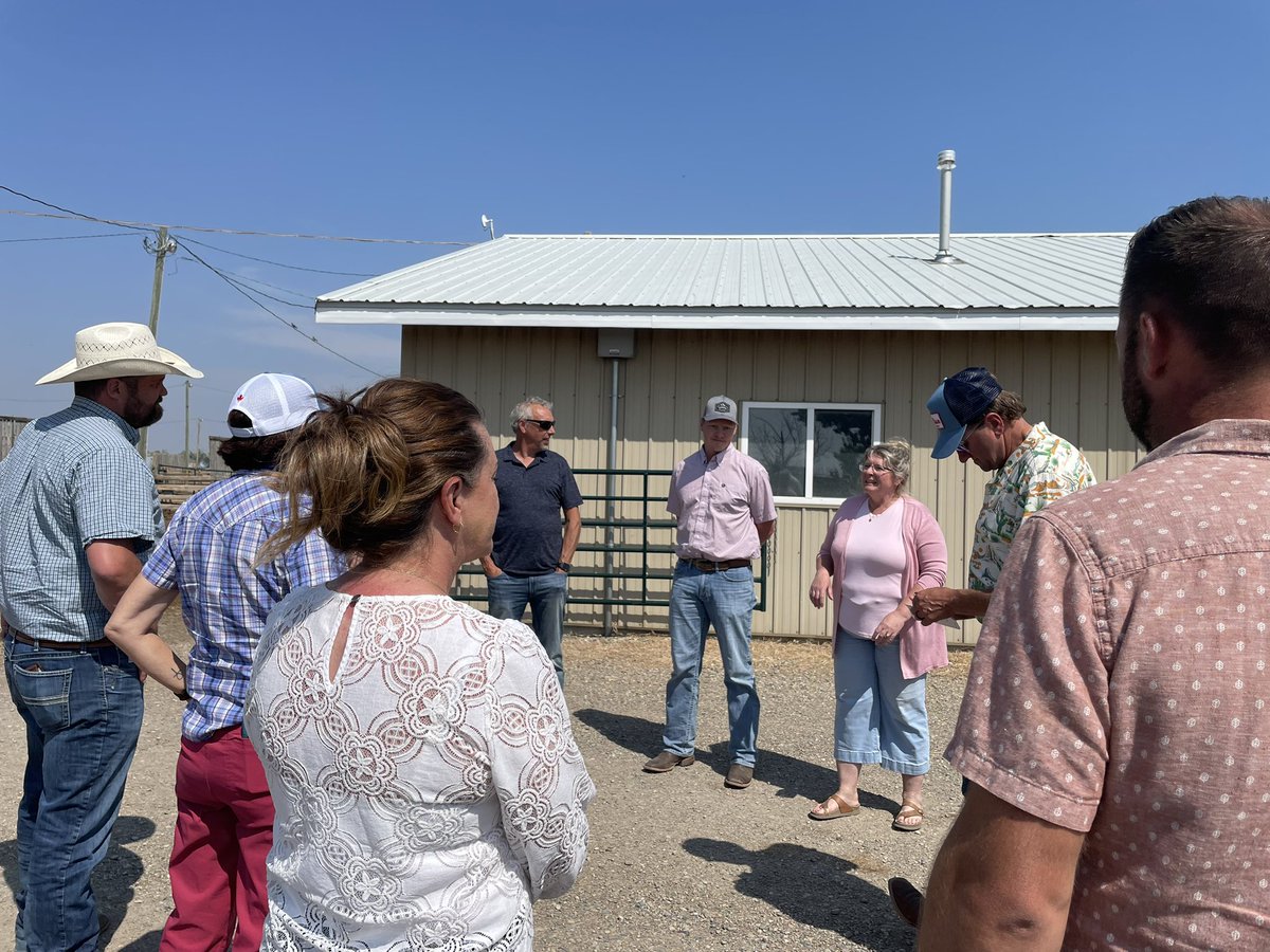 Janice Tranberg (@janicetranberg) on Twitter photo Today the <a href="/CattleFeedersAB/">AB Cattle Feeders Association</a> board toured the <a href="/AAFC_Canada/">AAFC Canada</a> Lethbridge Research Centre. Researchers there are working on everything from best forage mixtures to reduce bloat, probiotics to reduce histophillus, AMR, and more. Thanks for the great tour! Today the <a href="/CattleFeedersAB/">AB Cattle Feeders Association</a> board toured the <a href="/AAFC_Canada/">AAFC Canada</a> Lethbridge Research Centre. Researchers there are working on everything from best forage mixtures to reduce bloat, probiotics to reduce histophillus, AMR, and more. Thanks for the great tour!