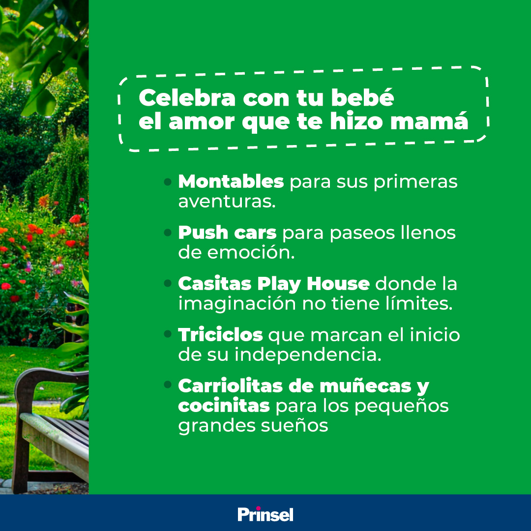 Tu amor tiene una luz única… esa que ilumina cada día y deja huellas en el corazón de la infancia para siempre. #Prinsel celebra ese amor con todo lo que necesitas para crear momentos inolvidables. bit.ly/3PQyqG8
#CreciendoJuntos #Bebé #SuperSale #Juguetes