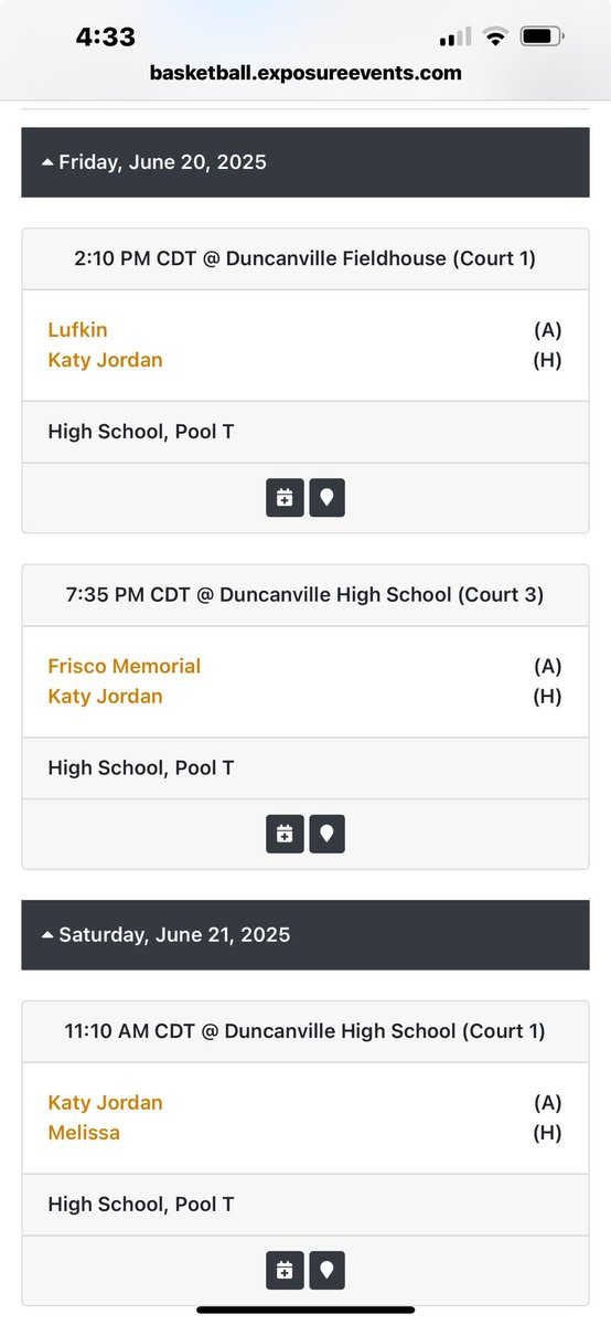 EastonGardner18's tweet image. Coaches Here Is My TABC Schedule! Ready To Show Out🫣 @KatyJordanHoops