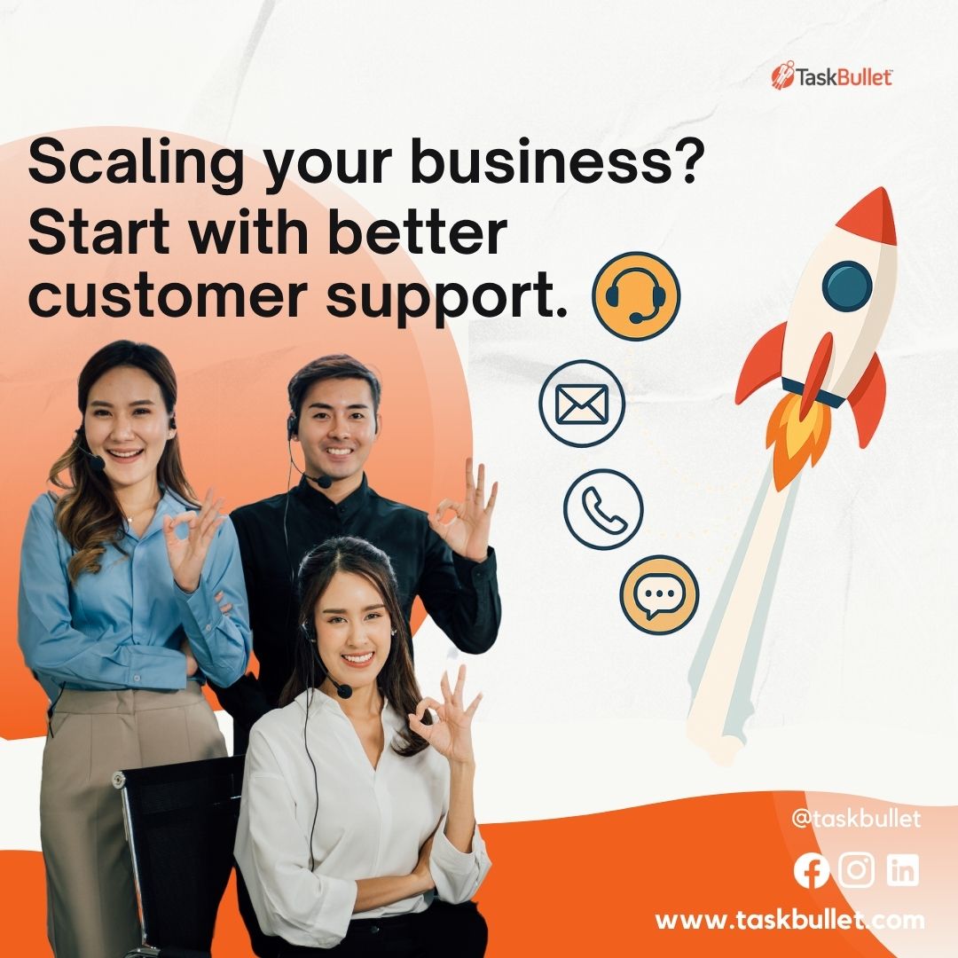 TaskBullet's tweet image. Scaling your business? Start with better customer support.
🚀 Taskbullet makes it easy.&quot;**  
#BusinessScaling #CallCenterSupport #Taskbullet