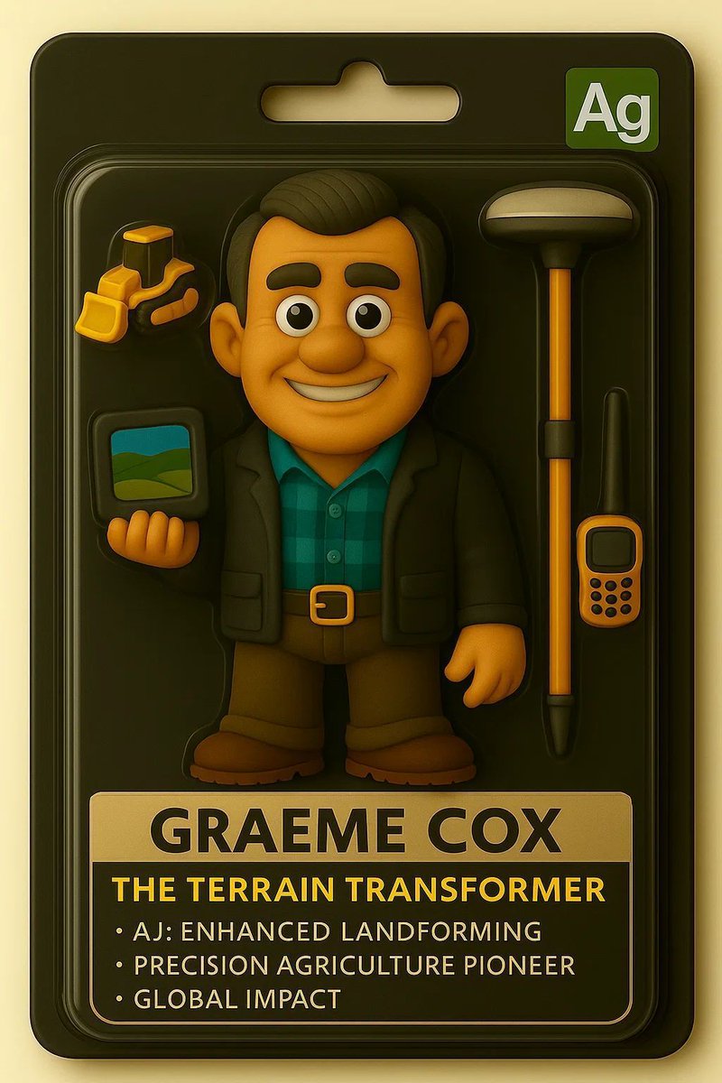 🤖 AI generated version of our cofounder 😀
🚜 Graeme Cox – The Terrain Transformer.   
🌍 Pioneering AI-powered landforming &amp; precision ag to reshape farming and boost global impact. 

#AgTech #AI #PrecisionFarming #Sustainability #TerrainTransformer #OptiSurface #AgEarth
