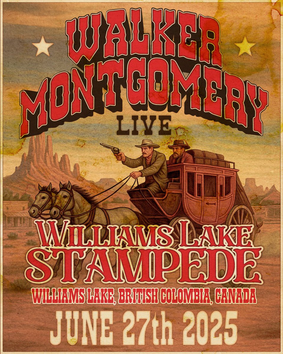 CANADA! Are y’all ready for some country music? I’ll be at the Williams Lake Stampede on June 27th. Be sure to come out. I’ll bring the country and the western. I promise. 🍁