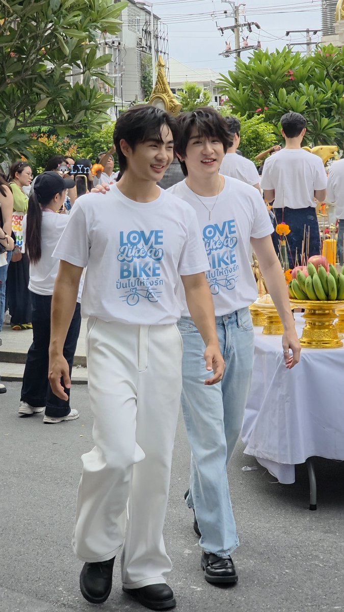 😊

#ta_nannakun #usnttr
#งานบวงสรวงซีรีส์ปั่นไปให้ถึงรัก
#งานบวงสรวงlovelikeabike