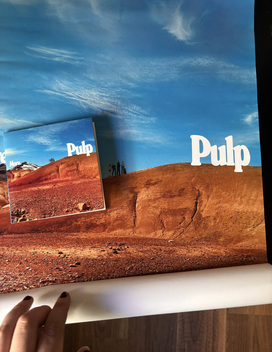 Got the CD… and a FREE poster yipee!!