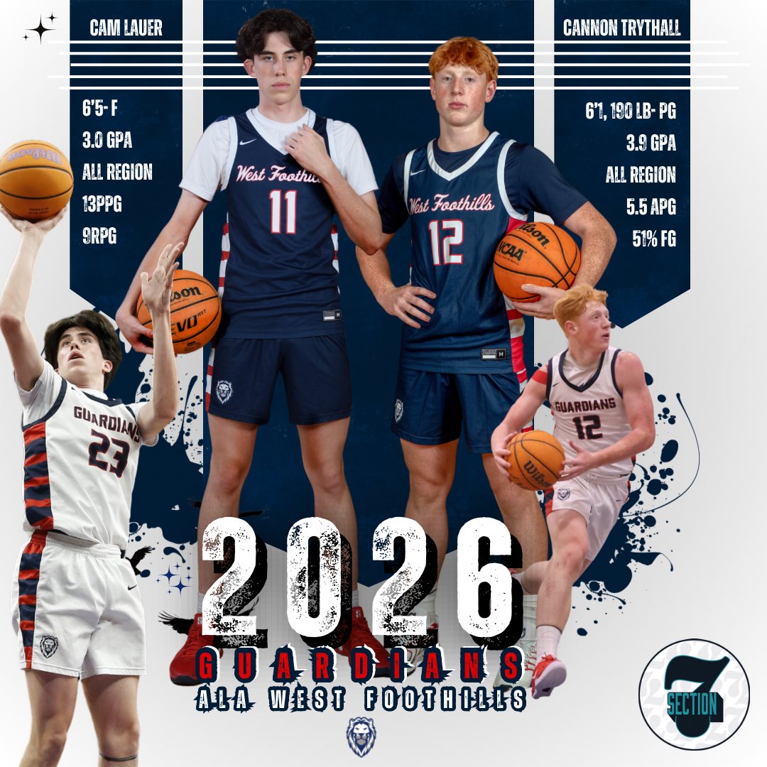 College coaches! I’ve enjoyed everyone who’s reached out so far about our seniors here at ALA West Foothills! We’re very excited to be playing in the <a href="/Section7Az/">Section 7</a> qualifier next week! Make you check out these two! They make your team BETTER!