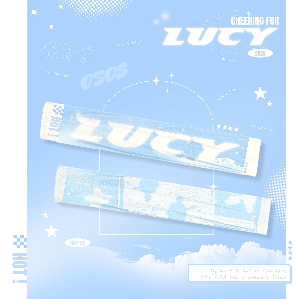 𝟐𝟎𝟐𝟓 𝐂𝐇𝐄𝐄𝐑𝐈𝐍𝐆 𝐒𝐋𝐎𝐆𝐀𝐍 𝐟𝐨𝐫 𝑳𝑼𝑪𝒀  

🩵 𝘏𝘖𝘛!_𝘷𝘦𝘳 🩵

🗓️ 6/11 13:00 - 6/18 19:00

#RT 추첨을 통해 1분께 타올 슬로건을 보내드려요 :)

🔗 witchform.com/deposit_form/8…