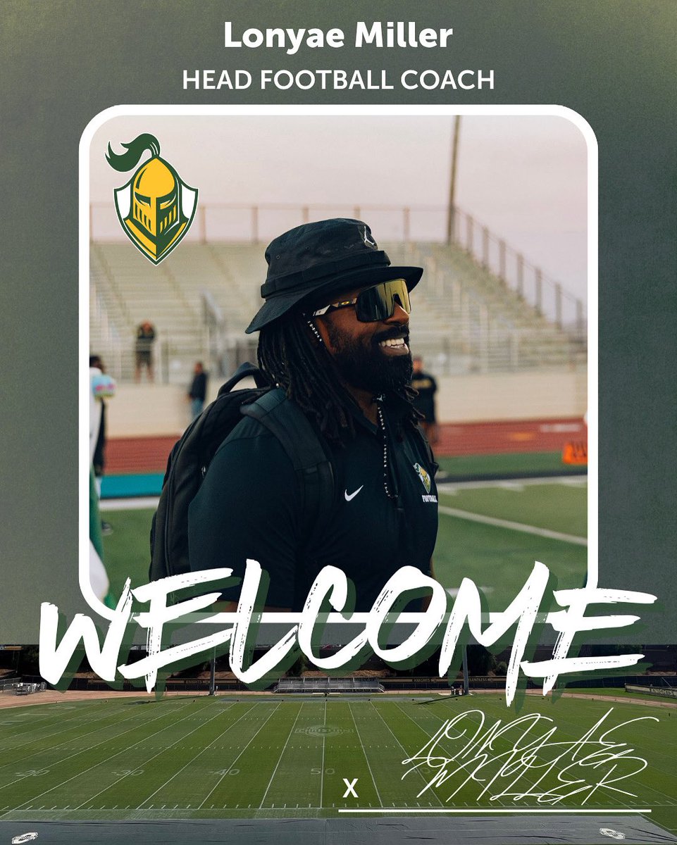 OCHS Athletics (@ochsathletics) on Twitter photo We would like to welcome and announce
Lonyae Miller as our new Head Football Coach & Director of Strength! May the Lord bless you & our community for years to come! #Knightsfootball <a href="/OCSKnights/">Ontario Christian</a> We would like to welcome and announce
Lonyae Miller as our new Head Football Coach & Director of Strength! May the Lord bless you & our community for years to come! #Knightsfootball <a href="/OCSKnights/">Ontario Christian</a>