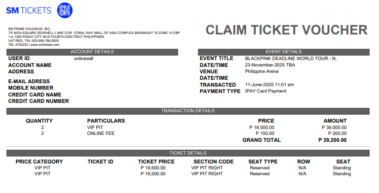 Ticket Secured tweet media