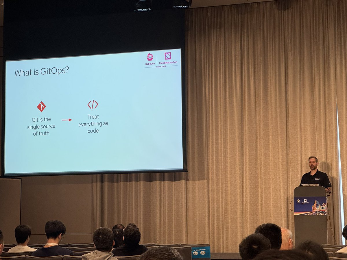 salaboy's tweet image. Time for #kevin at @KubeCon_ Hong Kong to talk about #gitops and #argorollouts @argoproj