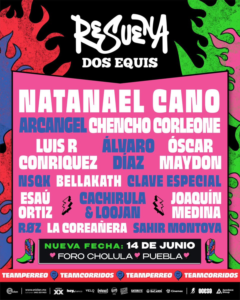 mdm_musica's tweet photo. Gente de Puebla y alrededores 👀¿Quién para ver a Nata, NSQK y Álvarito el sábado en @resuenadosequis ? 🙂‍↕️

Si este tweet llega a 100 likes y 70 rts hacemos dinámica 🔥 https://t.co/9ubHQx3oNn