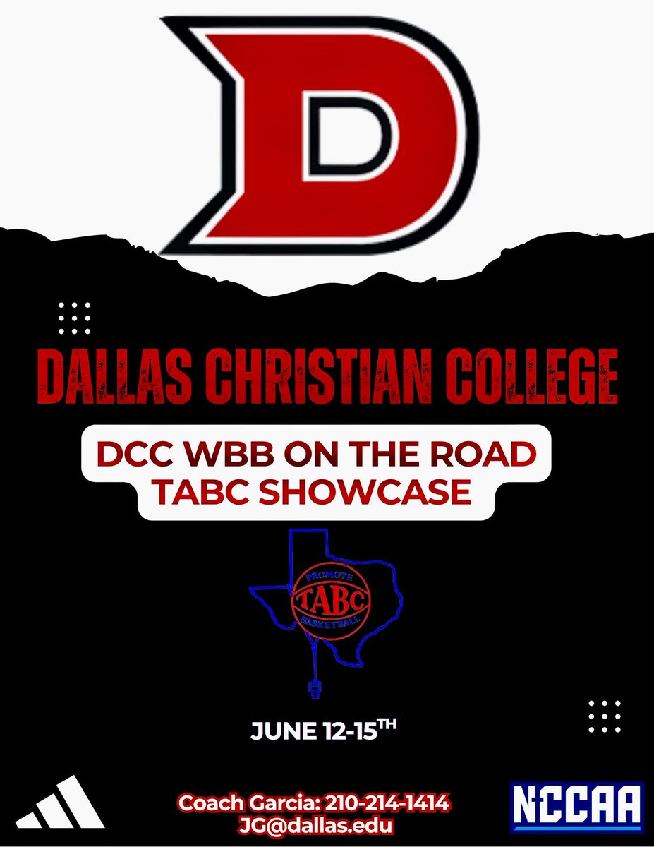 We are on the move to Bryan Tx, to find some future Lady Crusaders! 
Drop them schedules!! 🙌🏽 
#DCC #WBB #NCCAA✝️ #🧱by🧱  #Together #B-GREAT🙏🏽 <a href="/Coach_G02/">Joel Garcia</a>