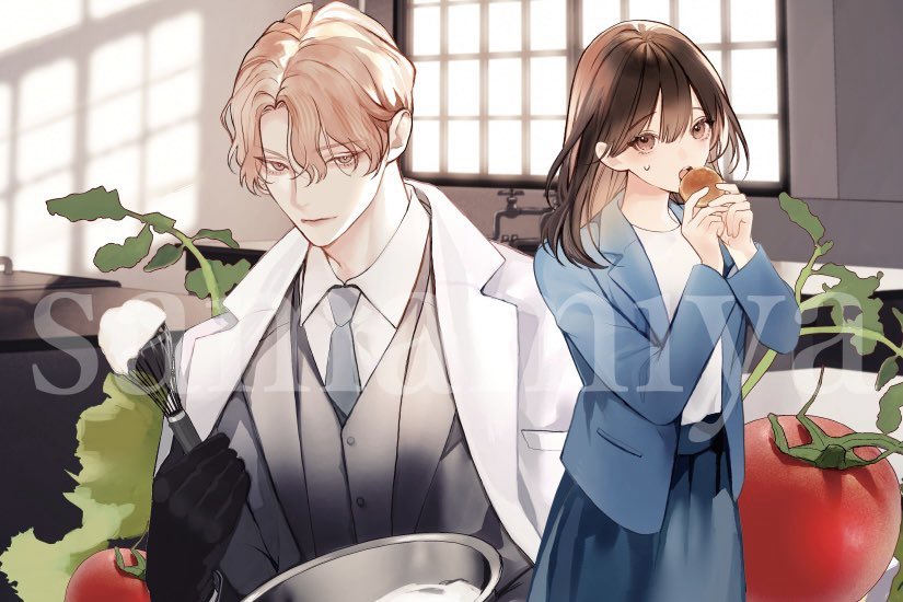 【お知らせ】
6月13日発売📣富士見Ｌ文庫

真楠ヨウ先生
『美食学者 朝倉の崇高なる推論』
　
装丁イラストを担当させていただきました🍴
是非よろしくお願いいたします✨