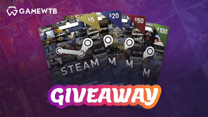 PC_Gamewtb's tweet photo. 🎁GAMEWTB SPECIAL GIVEAWAY - $5 Steam Gift Card!!!🎁

Help us learn how players feel about Early Access games on Steam! The survey takes less than 3 minutes to complete. By participating, you'll enter a random draw to win a $5 Steam Gift Card!

How to win:
1️⃣Follow @PC_Gamewtb
2️⃣RETWEET THIS POST👇
3️⃣Fill out https://t.co/x3DgWgP0Yr
📅 Deadline: June 16
🏆 Winner Announced in https://t.co/8zKZCZrJkX

#GIVEAWAY #GiveawayAlert #SteamGames