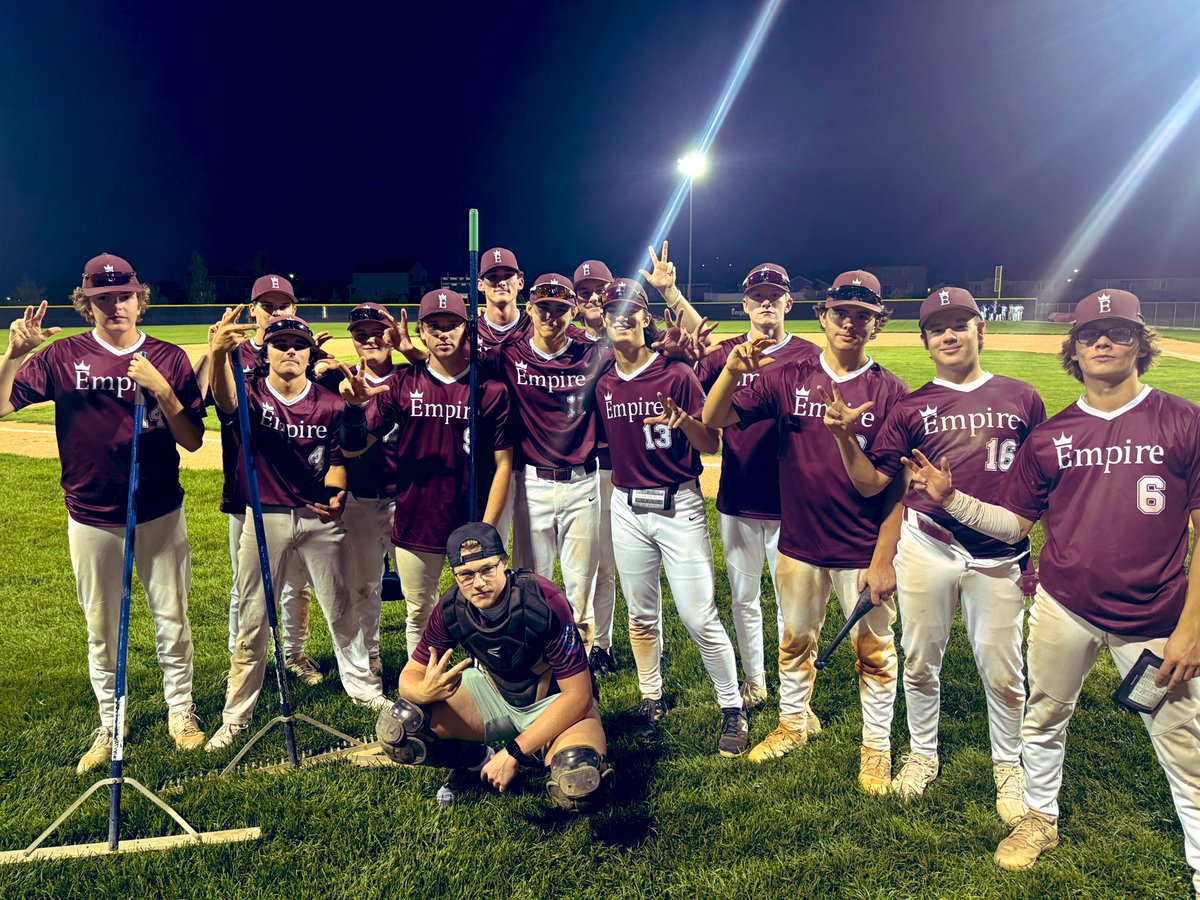 Waverly Vikings Baseball (@waverlybase_v) on Twitter photo Empire Netting & Fence - 8
Post Fifty Six Seniors - 1
<a href="/Drewkoch24/">Drew Koch</a> 3-4
<a href="/R24Trevor/">TrevorR24</a> 2-4, 2B
<a href="/BrettRat26/">Brett Ratkovec</a> 1-2, 2B, 2 RBI
<a href="/braxton/">Braxton</a> 1-3, 2 RBI
<a href="/HasenkampM/">Maddox Hasenkamp</a> 1-3
<a href="/OwenGlass9/">Owen Glassburner</a> 5 2/3, 2 H, 1 ER, 7 K
<a href="/brennanmiller25/">Brennan Miller</a> 1 1/3, 4 Ks
#ACE #FAMILY Empire Netting & Fence - 8
Post Fifty Six Seniors - 1
<a href="/Drewkoch24/">Drew Koch</a> 3-4
<a href="/R24Trevor/">TrevorR24</a> 2-4, 2B
<a href="/BrettRat26/">Brett Ratkovec</a> 1-2, 2B, 2 RBI
<a href="/braxton/">Braxton</a> 1-3, 2 RBI
<a href="/HasenkampM/">Maddox Hasenkamp</a> 1-3
<a href="/OwenGlass9/">Owen Glassburner</a> 5 2/3, 2 H, 1 ER, 7 K
<a href="/brennanmiller25/">Brennan Miller</a> 1 1/3, 4 Ks
#ACE #FAMILY