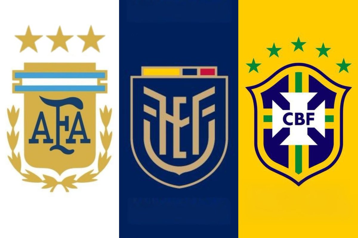 Las tres selecciones de Conmebol ya CLASIFICADAS a la Copa del Mundo 2026 🏆🌐

*Ecuador comenzó las Eliminatorias con tres puntos menos que el resto.