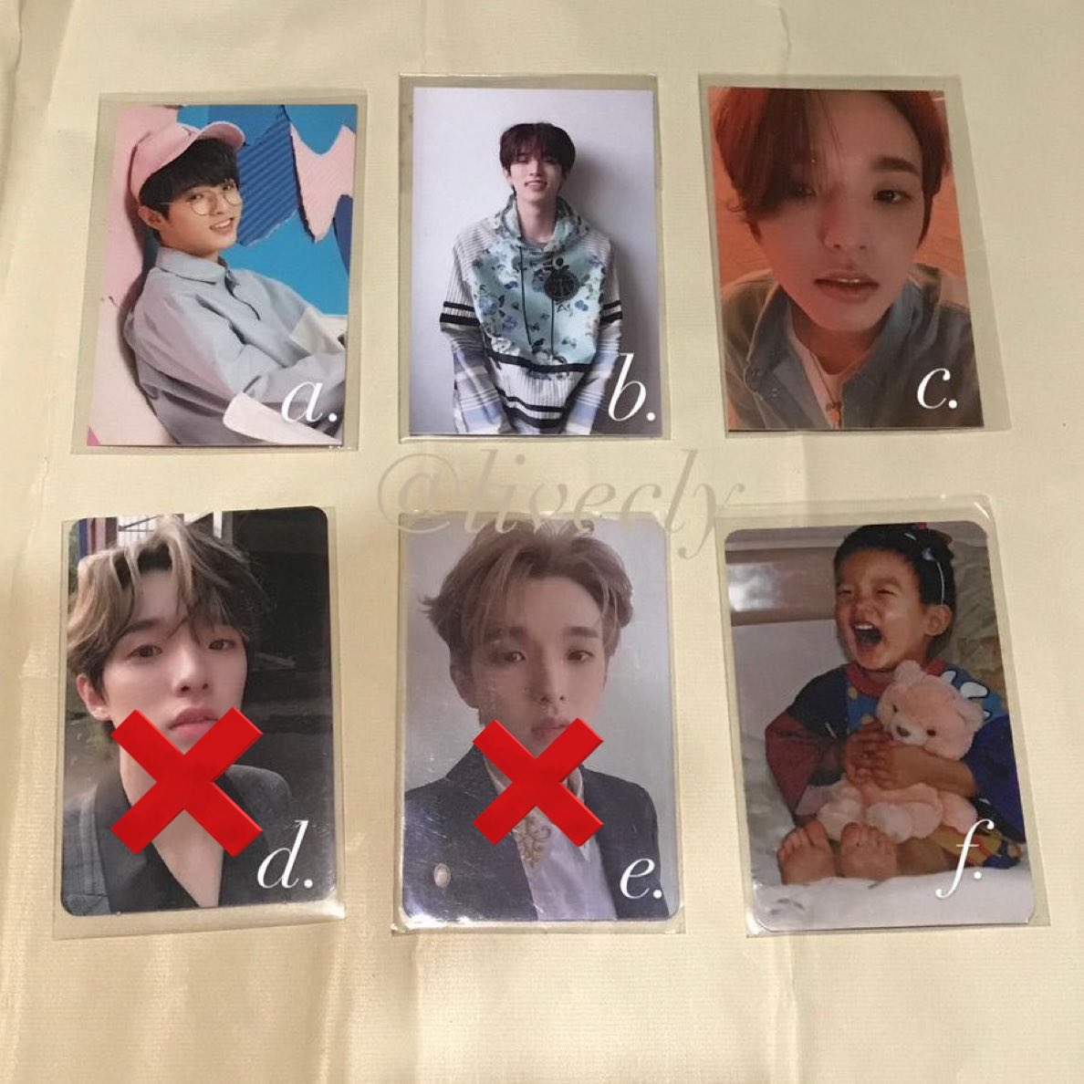 livecly's tweet photo. @spicyhuha aku ada pc ini kak, pc wonpil lagi sale 20k / ea https://t.co/m2QHCuXYGk