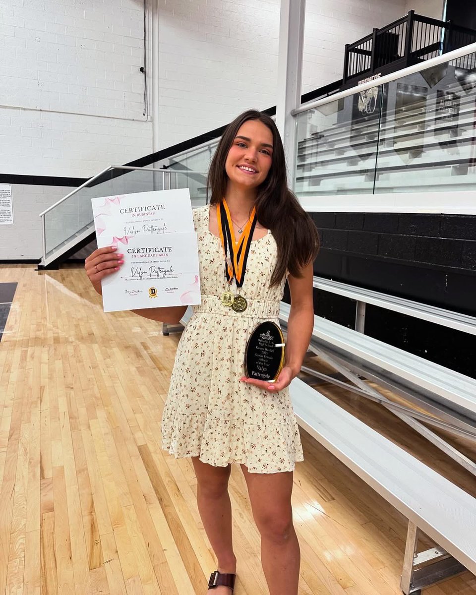 Valyn Pattengale (@valynpattengal1) on Twitter photo Next chapter begins. Ty to my teammates for a great senior year. #blessed <a href="/Coach_MGardner/">Michelle Gardner</a> <a href="/BGSUSoftball/">BGSU Softball</a>
Elite 10 Herald Bulliten
Silver slugger
Golden glove
Team MVP
Offensive MVP
All MEC Conference
All Delaware County
Delaware County player of the year
Indiana All State Next chapter begins. Ty to my teammates for a great senior year. #blessed <a href="/Coach_MGardner/">Michelle Gardner</a> <a href="/BGSUSoftball/">BGSU Softball</a>
Elite 10 Herald Bulliten
Silver slugger
Golden glove
Team MVP
Offensive MVP
All MEC Conference
All Delaware County
Delaware County player of the year
Indiana All State