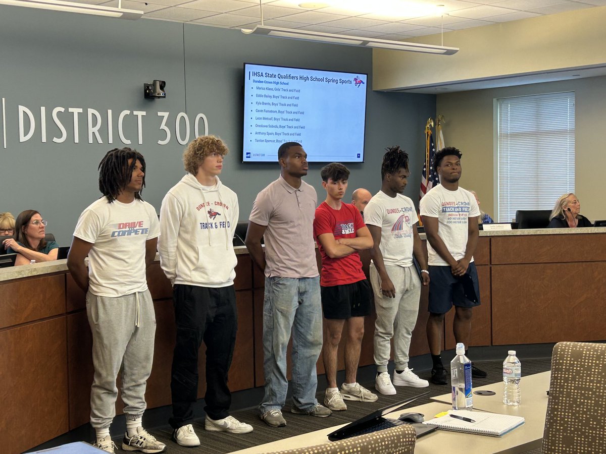 Dundee-Crown Boys Track and Field (@dchstrck) on Twitter photo Although the state meet didn't go as well as we hoped it would, it was great to celebrate our state qualifiers at the District 300 Board Recognition. A lot to be proud of this year for Dundee-Crown Boys Track and Field. <a href="/goDCHSathletics/">DC-Athletics</a> Although the state meet didn't go as well as we hoped it would, it was great to celebrate our state qualifiers at the District 300 Board Recognition. A lot to be proud of this year for Dundee-Crown Boys Track and Field. <a href="/goDCHSathletics/">DC-Athletics</a>