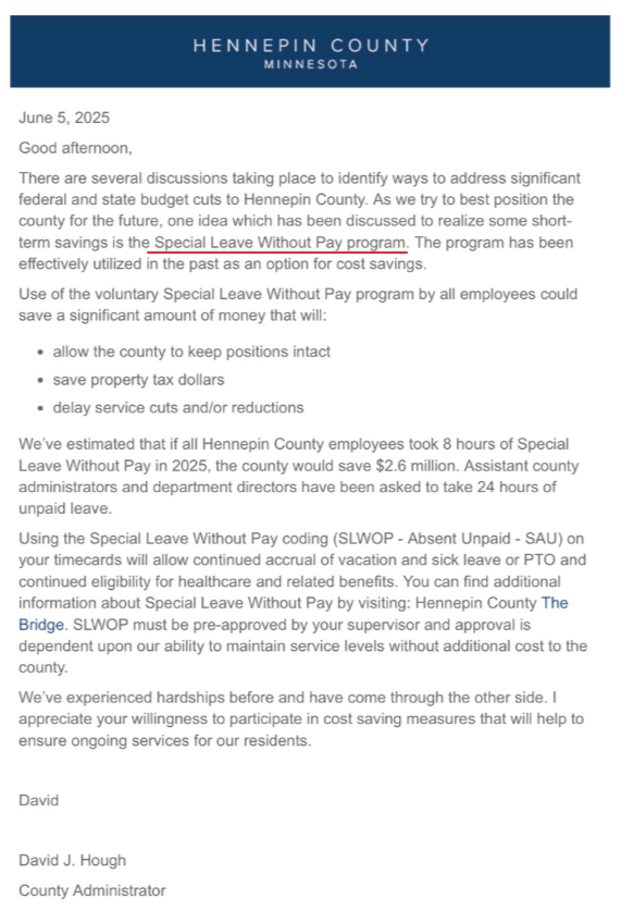CrimeWatchMpls's tweet image. Meanwhile, while Hennepin County Attorney Mary Moriarty is spending money like a drunken sailor on drag shows with lunch for employees during work hours and PR firms trying to spin her massive failures, the county is asking employees to take voluntary unpaid leave to "save
