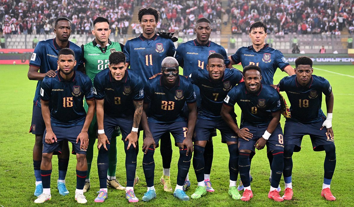 Pensar que son la selección más joven de Sudamérica, con 24 años en promedio.

Pensar que empezaron la eliminatoria con -3 puntos.

Pues hoy, faltando 2 fechas, clasifican. 

ECUADOR AL MUNDIAL, SEÑORES.