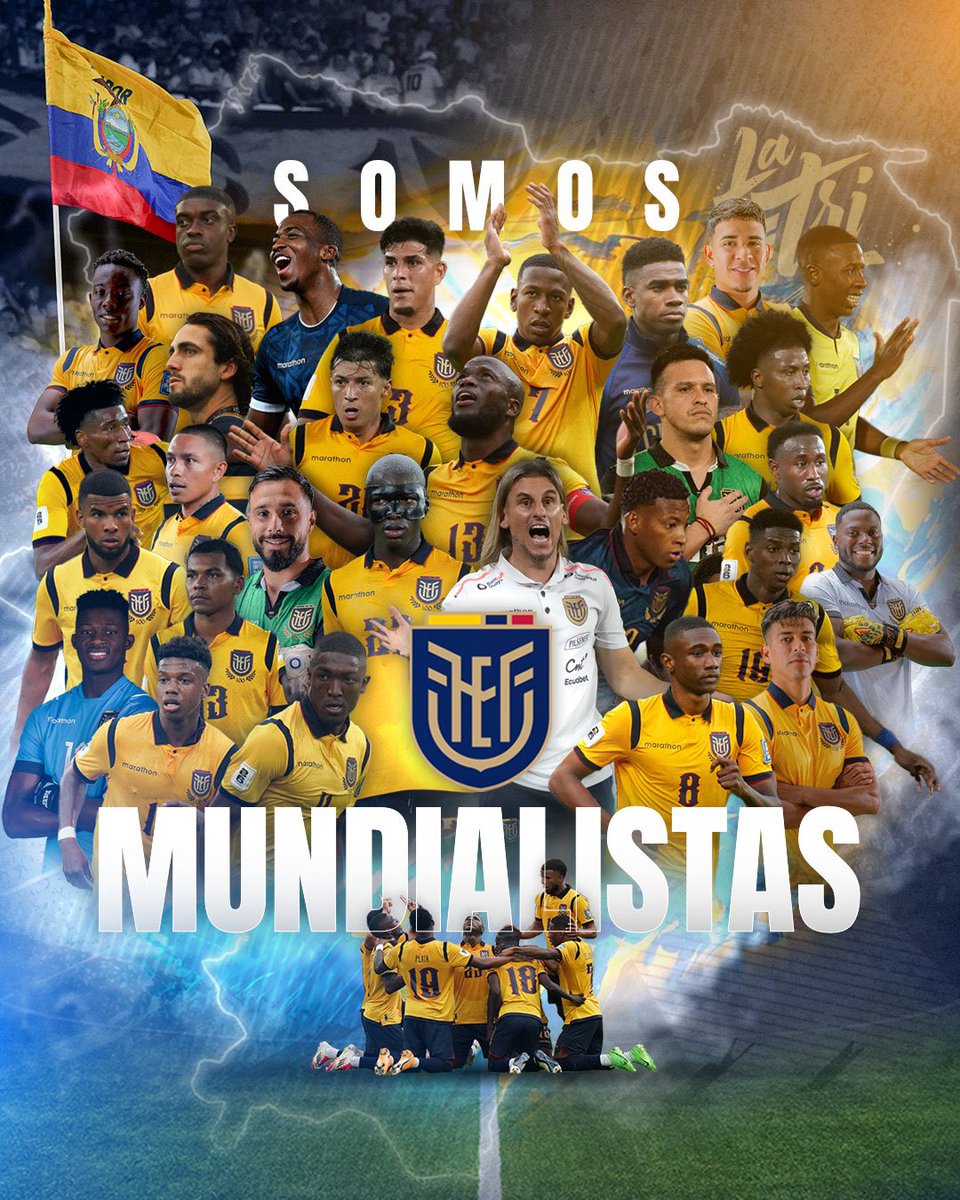 Ecuador clasificó 

Chile no clasificó 

Así de simple 

#Ecuador 
#FIFAWorldCup