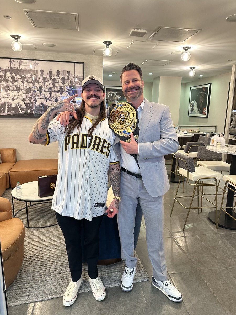 erikgreupner's tweet image. Dirty Dom in the house tonight…always repping 619 and @Padres