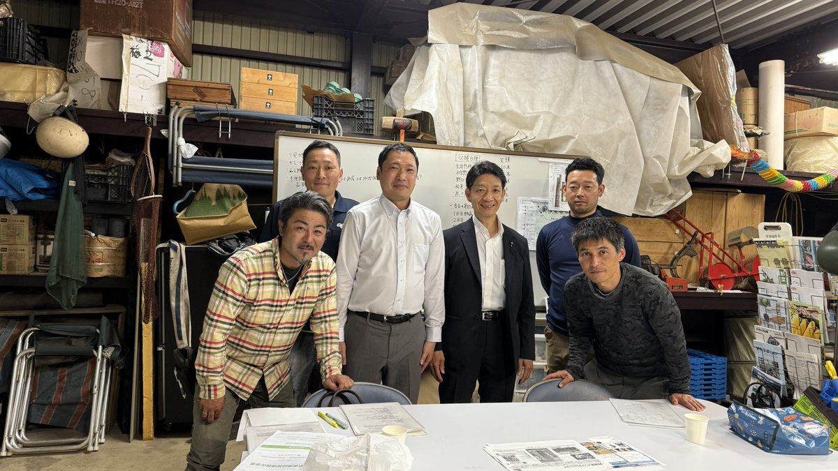 toshimitutamura's tweet photo. 昨日は、日の出町の農家の方々と熱い意見交換をさせていただきました！ https://t.co/fJ8Gbgp30W