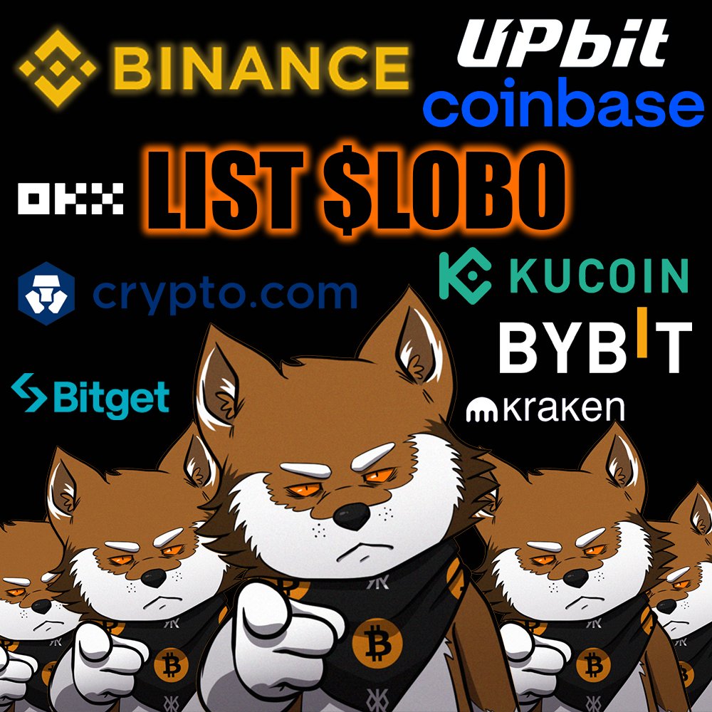 LOBOā¢THEā¢WOLFā¢PUP (@lobothewolfpup) on Twitter photo Repost if you believe any of these exchanges should list $LOBO
<a href="/binance/">Binance</a> wen LOBO?
<a href="/krakenfx/">Kraken Exchange</a> wen LOBO?
<a href="/bitgetglobal/">Bitget</a> wen LOBO?
<a href="/kucoincom/">KuCoin</a> wen LOBO?
<a href="/Bybit_Official/">Bybit</a> wen LOBO?
<a href="/okx/">OKX</a> wen LOBO?
<a href="/coinbase/">Coinbase š”ļø</a> wen LOBO?
<a href="/Official_Upbit/">Upbit Korea</a> wen LOBO?
<a href="/cryptocom/">Crypto.com</a> wen LOBO? Repost if you believe any of these exchanges should list $LOBO
<a href="/binance/">Binance</a> wen LOBO?
<a href="/krakenfx/">Kraken Exchange</a> wen LOBO?
<a href="/bitgetglobal/">Bitget</a> wen LOBO?
<a href="/kucoincom/">KuCoin</a> wen LOBO?
<a href="/Bybit_Official/">Bybit</a> wen LOBO?
<a href="/okx/">OKX</a> wen LOBO?
<a href="/coinbase/">Coinbase š”ļø</a> wen LOBO?
<a href="/Official_Upbit/">Upbit Korea</a> wen LOBO?
<a href="/cryptocom/">Crypto.com</a> wen LOBO?
