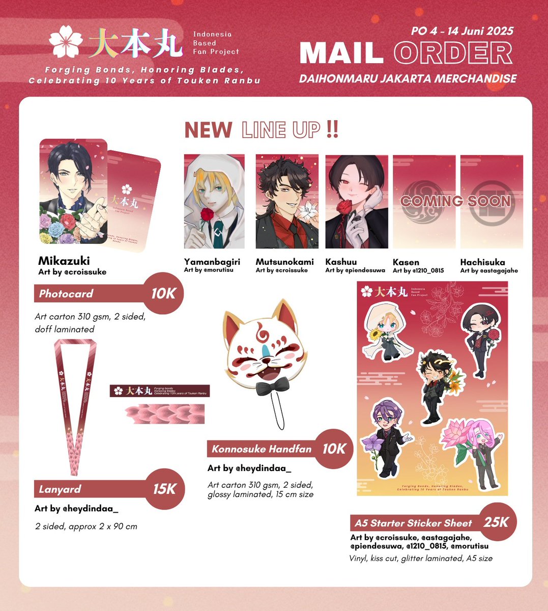 inasaniwa's tweet image. Kashuu photocard reveal!📣
PO masih dibuka ya guys 🤗