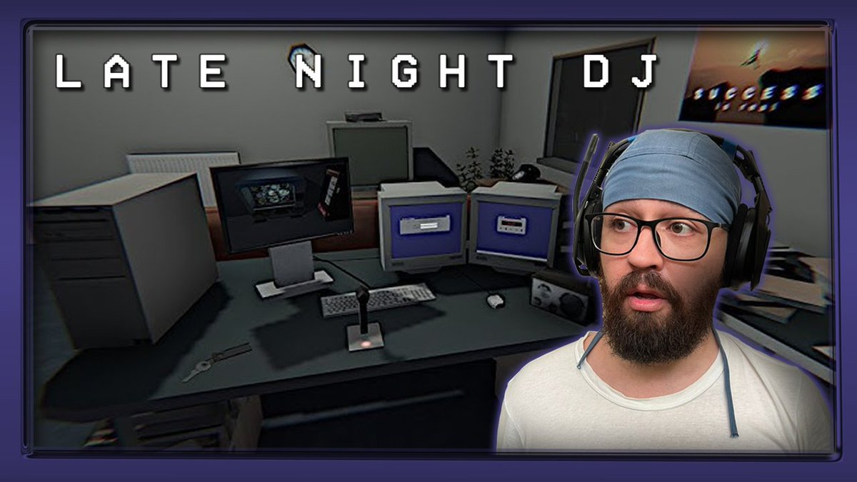 Nos asignan el turno nocturno en una estación de radio en:

🔵LATE-NIGHT DJ🔵

youtu.be/xCxOvPiN8Qw
#horrorgame #indiegame