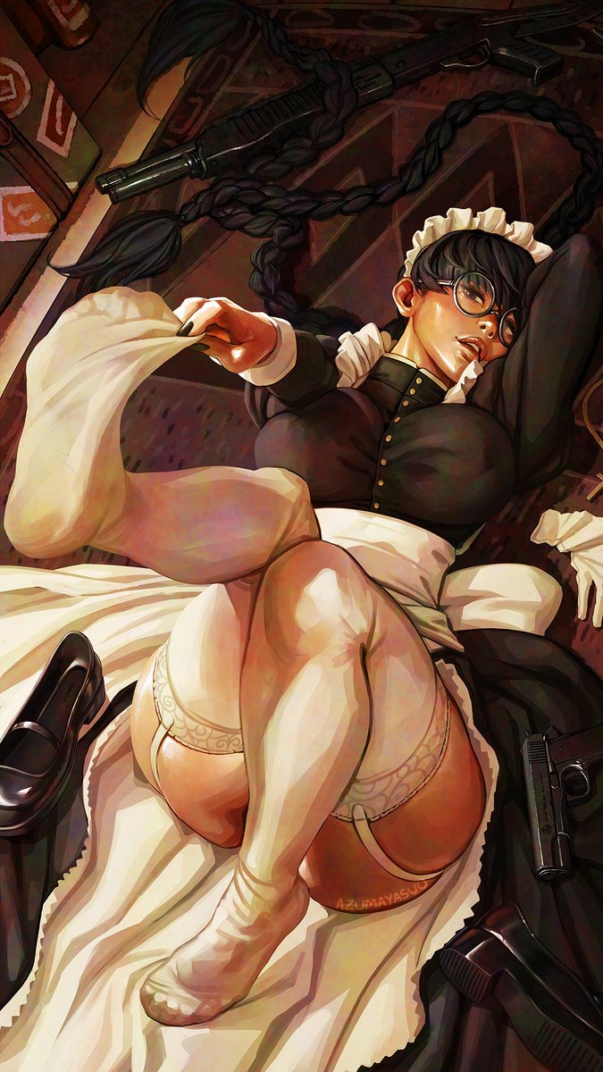 Black Lagoon Roberta ☺️
Another version at my bunli alt account 😏

#BlackLagoon