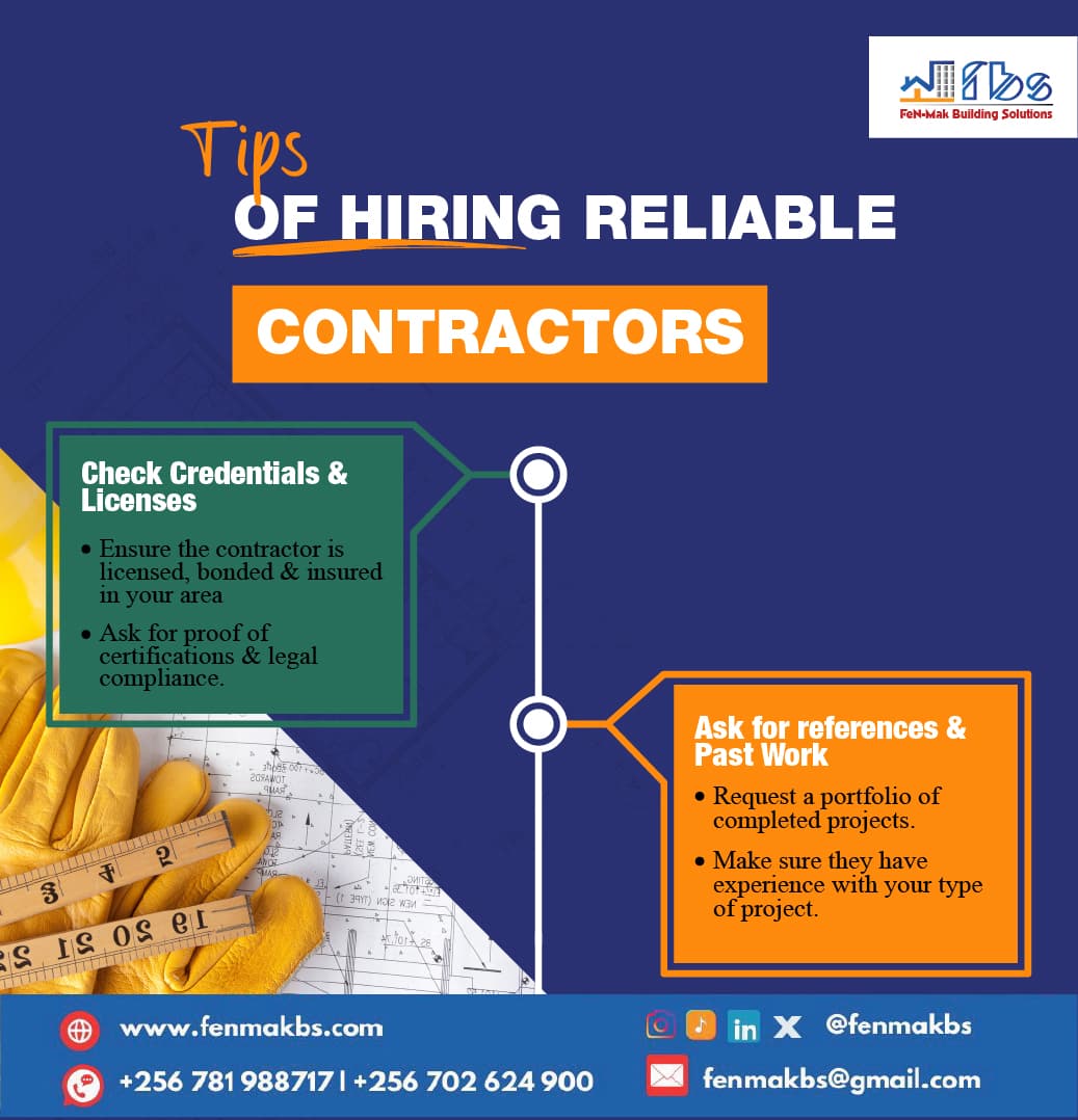 Hiring a contractor?
✅ Evaluate how well they communicate
✅ Insist on a clear, written contract
Small steps, big impact.
#ConstructionTips #FenmakBS #ReliableContractors