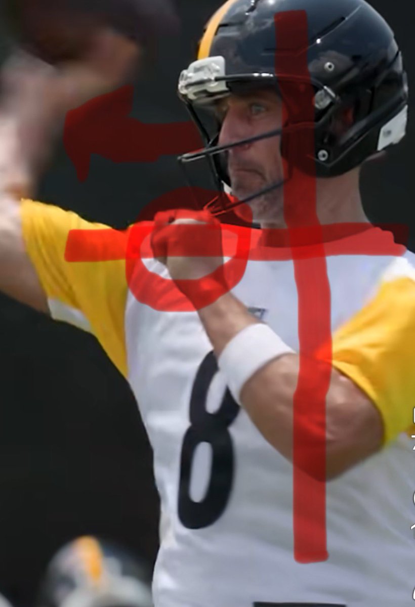 Purely from a Biomechanics and Science perspective. No QB creates so much torque with so little effort. Mechanics on point. Will he be productive at his age. That's the question.