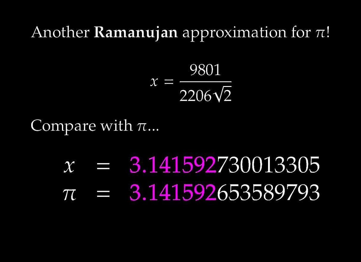 Approximation for π (Not bad 👌)

#sharingisthenewlearning