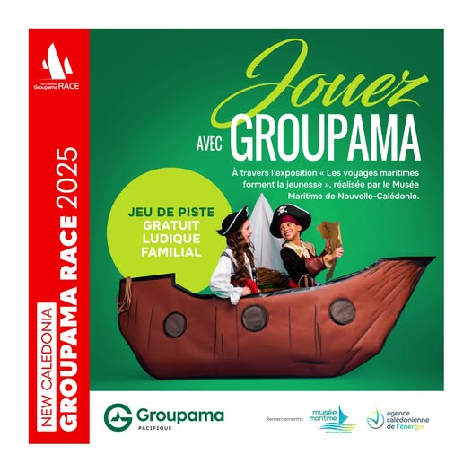 🎉 Ce vendredi 13 juin, retrouvez le stand du musée maritime au village de la #GroupamaRace !
🧩 Un jeu vous attend pour tenter de gagner des entrées gratuites au musée !
📍 École de voile &amp; digue — 9h à 18h
⚓ Venez nombreux !
#GroupamaPacifique