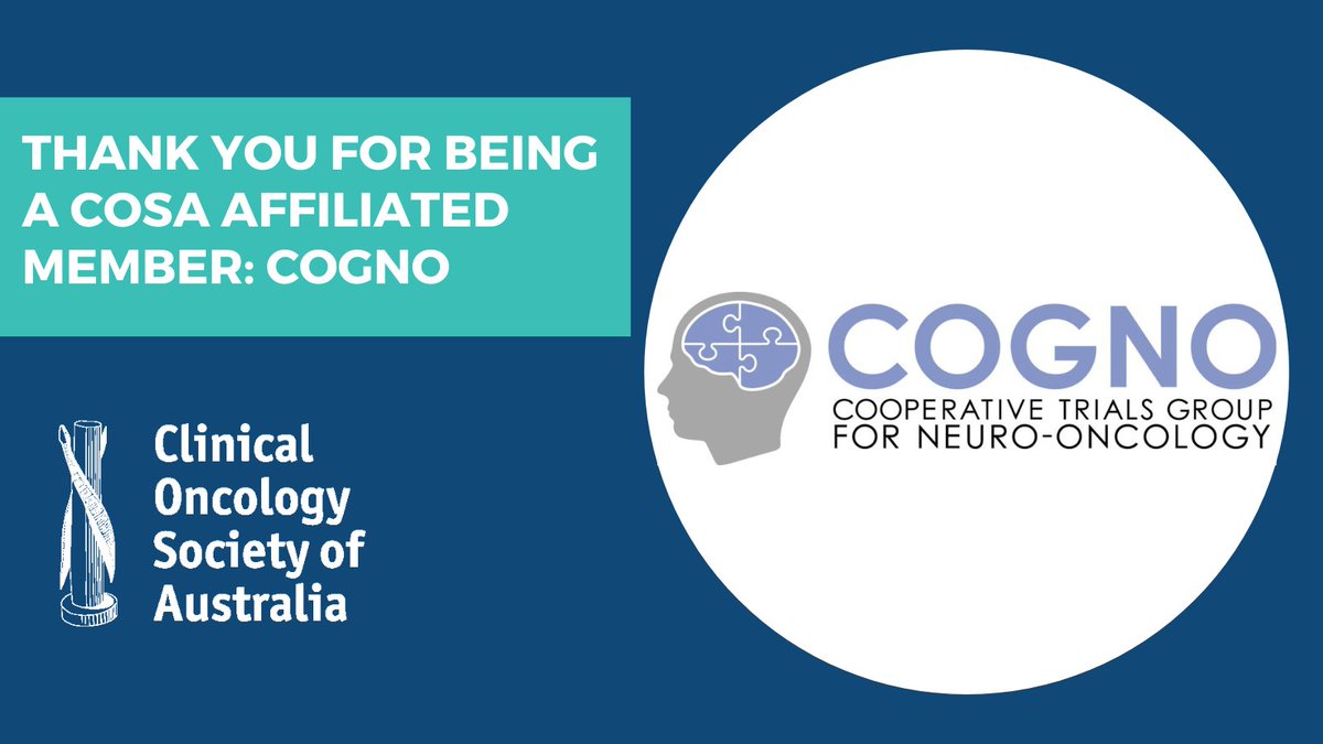COSAoncology's tweet image. Did you know COGNO members can join COSA at a discounted rate? Thank you to @cogno_trials for continuing Affiliated organisation membership with COSA. bit.ly/3s5mOC6