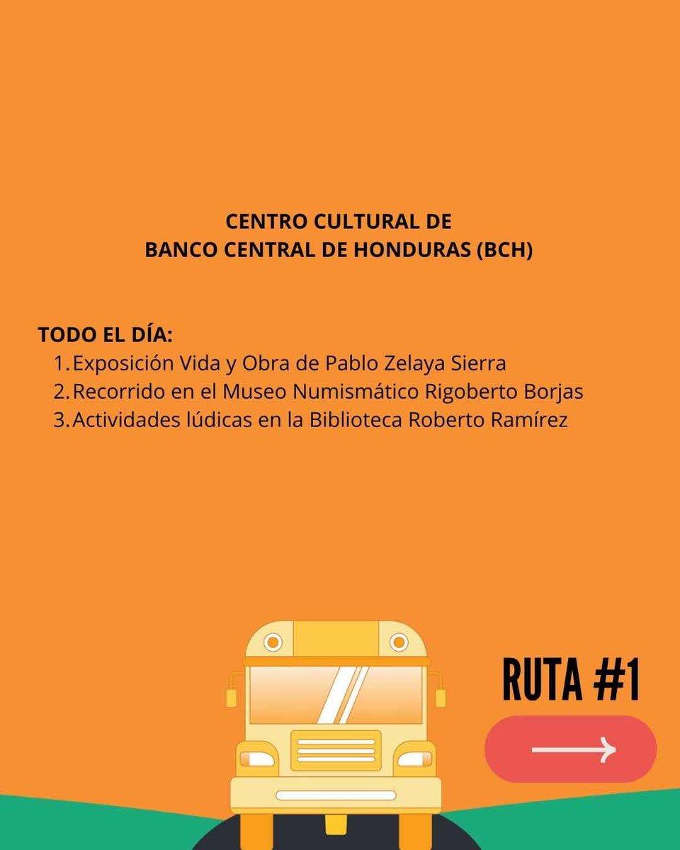 CCCTeg's tweet photo. ¡Te presentamos la ruta #1 del ART CITY TOUR! 
Boletería ya a la venta en nuestra biografía o entrando a: https://t.co/KGhw1xQPGA

⏰: 9:00 am 4:00 pm (últimos buses salen de centros culturales a las 3:00 pm) 
📍: punto de partida Centro Cultural de España https://t.co/Am4XaMgyFs