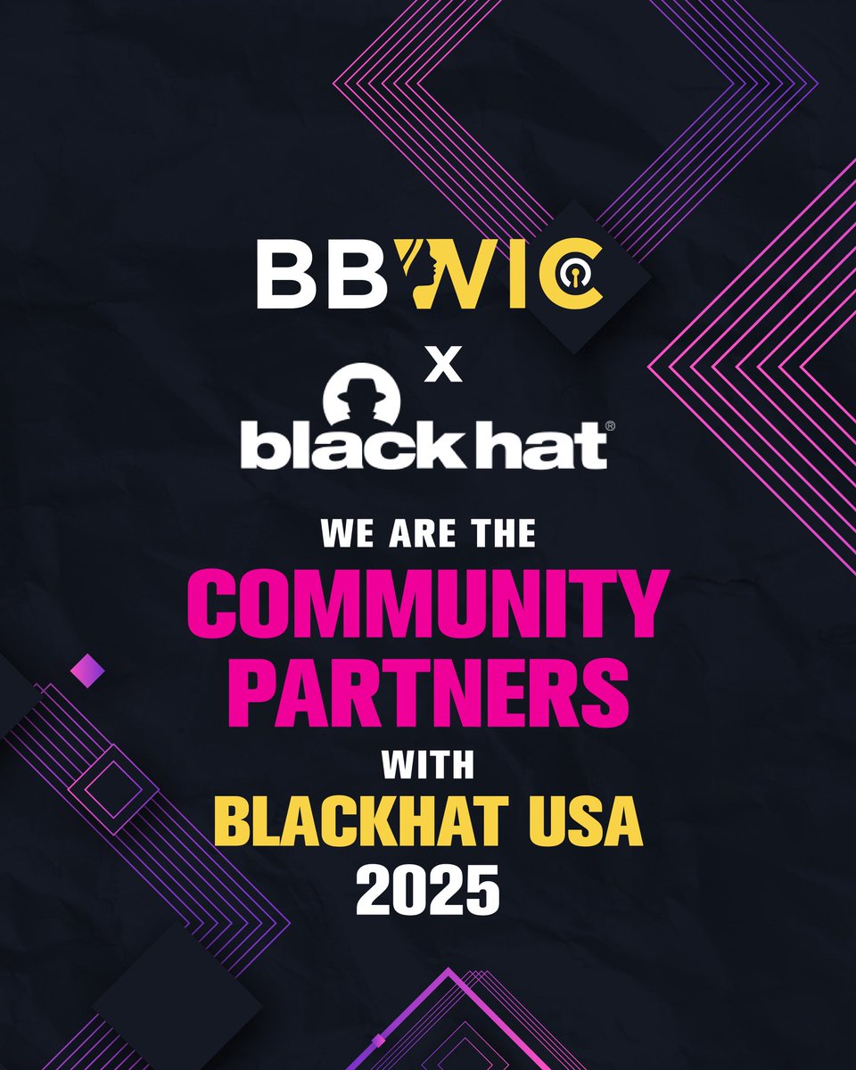 Breaking Barriers Women in CyberSecurity (BBWIC) Foundation is proud to announce our community partnership with <a href="/BlackHatEvents/">Black Hat</a>    USA 2025!

Stay tuned for more updates as we will share our yearly conference ticket scholarship virtual/in-person soon our page.