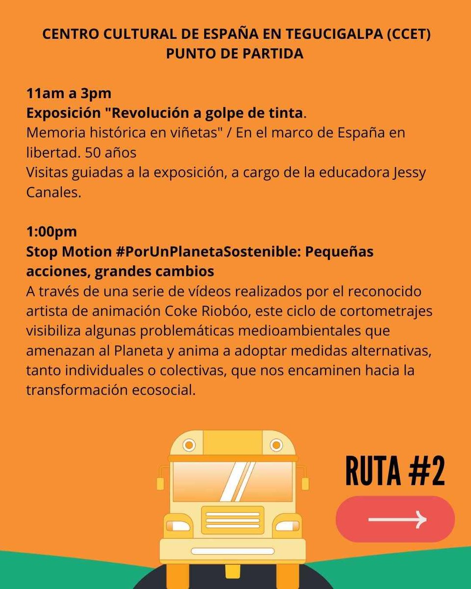 CCCTeg's tweet photo. ¡Te presentamos la ruta #2 del ART CITY TOUR! 
Boletería ya a la venta en nuestra biografía o entrando a: https://t.co/KGhw1xQPGA

Centro culturales en ruta 2: 
- CCET 
- PARANINFO UNIVERSITARIO
- MUSEO PARA LA IDENTIDAD NACIONAL (MIN) 
- CENTRO DE ARTE Y CULTURA UNAH https://t.co/mDZ7ZF2L8X