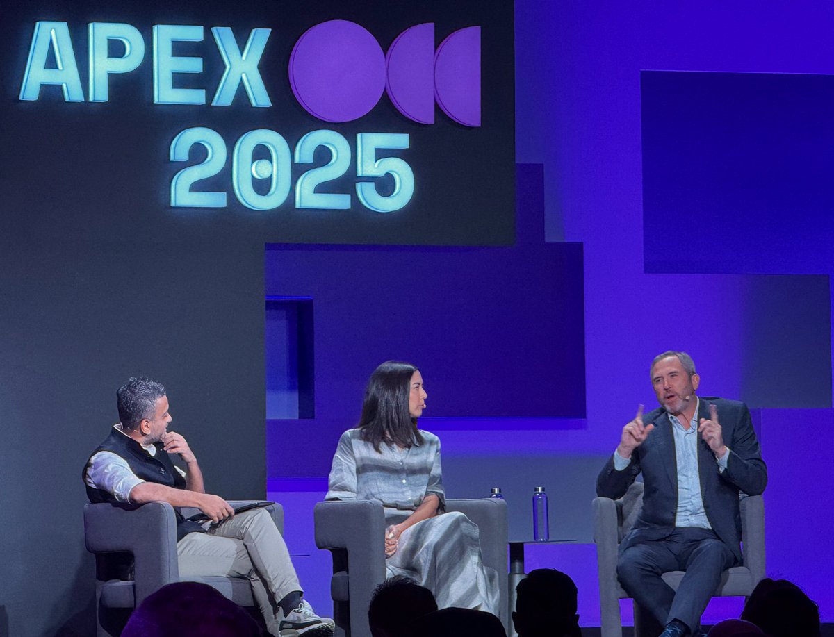 JUST IN <a href="/xrplapex/">Apex 2025</a> 👇

from <a href="/bgarlinghouse/">Brad Garlinghouse</a>: people VASTLY UNDERESTIMATE how big of an impact the largest economy in the world pivoting into being pro crypto will have. 

get ready!